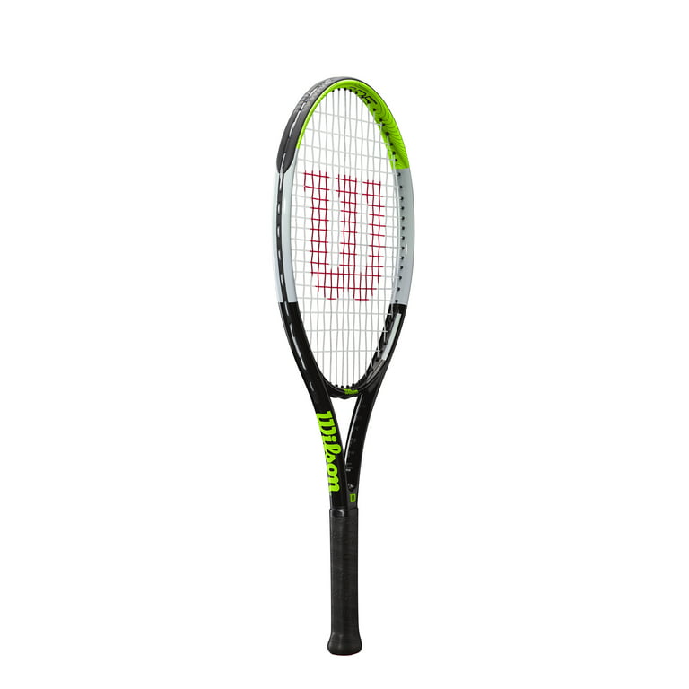 Buitenboordmotor Glimlach Trend Wilson Blade Feel 25" Junior Tennis Racket - Green & Black (Ages 9-10), 100  sq in, 9.1oz - Walmart.com