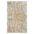 thumbnail image 4 of GLN Rugs Thebes - Indoor, Machine Washable Area Rug 2'x3' Moroccon Yellow/Gray Home Carpet, 4 of 8