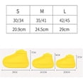 thumbnail image 4 of 3 Par Cubre Zapatos Impermeable para Lluvia de Silicona, Funda Impermeable para Zapatos para Hombre y Mujer, Cubierta para Calzado de Viaje Plegable Reutilizable, Funda para Lluvia, 4 of 7