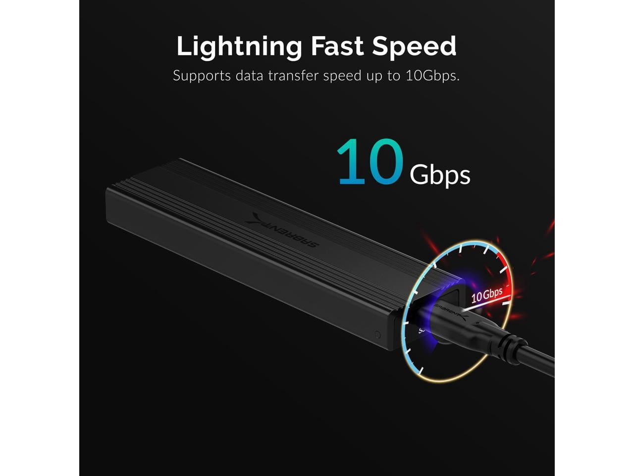 USB 3.2 TYPE-C TOOL-FREE ENCL
