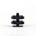 thumbnail image 2 of 1/4" inch Dual Nuts Tripod Mount Screw to Flash Camera Hot Shoe Adapter, 2 of 6
