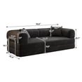 thumbnail image 6 of Jopath 79" Convertible Sofa Bed with Fixed-Shape Frame & Removable Armrests,Modular Corduroy Folding Mattress Couch for Living Room,Bedroom,No Assembly Needed,Black, 6 of 11