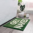 thumbnail image 1 of HAHDAXIA Get Naked Bathroom Rugs Bath Mats, 32" x 20" Non Slip Absorbent Small Bath Rugs, Machine Washable Green Bath Mat for Bathtub Bathroom Floor, Dark Green, 1 of 7