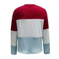 thumbnail image 2 of Gubotare Women's Long Sleeve Oversized Crew Neck Solid Color Knit Pullover Sweater Tops (Red,XL), 2 of 4