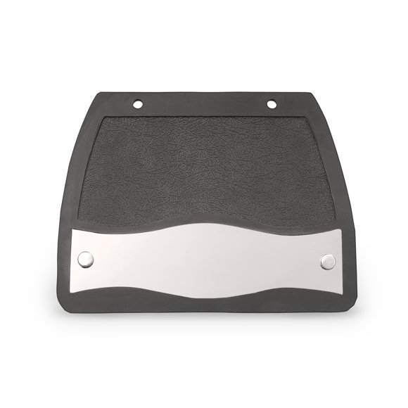 Show Chrome Accessories 2-111 Rubber Splashguard, Black