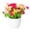 Rose Red, variant on Yesbay Simulation Bonsai Aster Office Desktop Decor Plastic Colorful Fresh Imitation Potted Flower