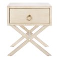 thumbnail image 4 of Safavieh SAFAVIEH Odilia 1-Drawer Nightstand Antique / White, 4 of 7