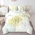 thumbnail image 1 of YST 7-Piece Geometric Circles Comforter Set, White Grey Atomic Bedding Set, Full Size Bed in a Bag, 1 of 4