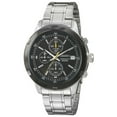 thumbnail image 1 of Seiko Men's SKS435 Stainless Steel Bracelet Black Dial Chronograph Watch, 1 of 1