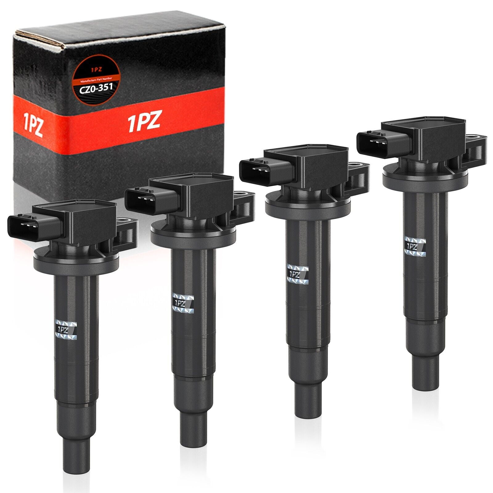 4x Denso Ignition Coil 90919-02240 For Toyota Camry Yaris Prius 1.3L 1.5L 2.4L