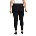 thumbnail image 2 of Lands' End Women's Plus Size Starfish Mid Rise Knit Leggings, 2 of 3