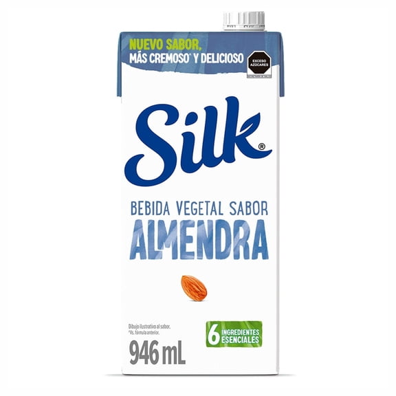 Bebida vegetal Silk sabor almendra 946 ml