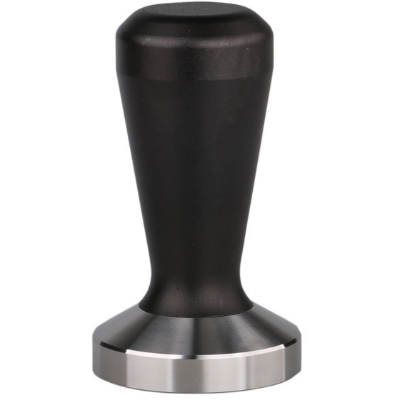 omgogo Prensa de café en grano de acero inoxidable con base Barista Espresso de 49 mm