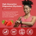 thumbnail image 6 of Minch Magnesium Liquid Supplement with Cellulose Fiber, Bromelain, Vitamin B6, C, D, Zinc, 1000mg Magnesium Glycinate Liquid Drops for Men Women, Support Immune & Bone Health,Strawberry Flavor,1 floz, 6 of 6