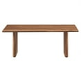 thumbnail image 5 of Modway Amistad Modern Wood Coffee Table with Adjustable Foot Pads in Walnut, 5 of 9