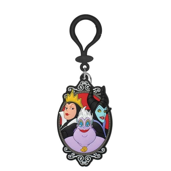 Disney Villains Group Soft Touch Bag Clip