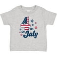 thumbnail image 3 of Inktastic 4th of July with Striped Stars Boys or Girls Baby T-Shirt, 3 of 5