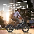 thumbnail image 3 of A03 1500W Peak Ebike for Adults | 20" Fat Tire, Front Suspension 624Wh 13Ah Battery, 90 Miles, 28mph | UL2849 Certified, 3 of 12