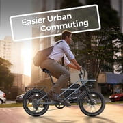 GSPEED A03 Electric Bike for Adults, 1500 Peak Motor ,624Wh 13Ah Battery ,28mph,20 Ebike with Suspension UL2849,Black.