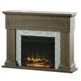 thumbnail image 4 of Twin Star Home Wall Mantel Electric Fireplace with Reversible Surround in Hooper Oak, 4 of 11