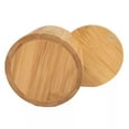 thumbnail image 5 of Visland Totally Bamboo Salt Cellar Bamboo Storage Box with Magnetic Swivel Lid, Moistureproof Spice Jar, 5 of 7
