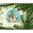 thumbnail image 2 of Papillon Christmas Ceramic Ornament, 2 of 2
