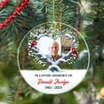thumbnail image 4 of in Loving Memory of Ornaments Gift, Custom Year Picture Name Red Cardinal Remembrance Ornaments, Memorial Sympathy Christmas Ornament 2025, Loved One in Heaven Remembrance Ornament Gifts, 4 of 6