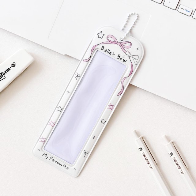 Bow Cute Kitten 4-Grid Card Set Idol Small Card Set Chasing Star PVC Card Book