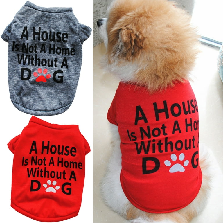 Dog Short Sleeve Summer Thin Comfortable Breathable Dog Clothes Fashion  Brand T-shirt Pet Clothes Puppy Clothes Pet Supplies