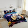 thumbnail image 3 of Erosebridal Happy Camping Comforter Sets King Size, Camper RV Car Comforters & Duvets, Aurora Decor, 3-Piece, 3 of 6