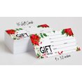 thumbnail image 4 of Inkdotpot Red Christmas Flower ThemeBlankGiftCertificates for Small Business, Holiday, Christmas Birthday, Restaurant, Spa Beauty Hair Salon, Wedding Bridal 45GiftDIY Coupons - 9 x 3.8 Inches, 4 of 6