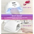 thumbnail image 3 of UV Led Nail Lamp NAILGIRLS 54W Nail Dryer Led Lamp for Gel Nails Polish Curing Light with Auto Sensor 4 Timer 10/30/60/99S White, 3 of 9