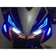 thumbnail image 1 of LED Faro Delantero para Modificado Motocicleta led lámpara Decorativo para Moto Aerox155 Nvx155 Azul + amarillo DYNWAVEMX Faros delanteros modificados para motocicletas, 1 of 8