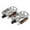Silver, variant on Pair Pedals Aluminum Alloy Pedals for Cycling Accessories and Front Back Pedal Pair for Seamless Ride