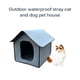 thumbnail image 5 of Casa Para Mascotas De Eva, Casa Para Perros Y Gatos Al Aire Libre, Perrera Plegable Para Mascotas, Resistente Al Agua Eigraketly PT001670-02, 5 of 5