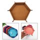 thumbnail image 3 of Bandeja de dados CUTICAT Conjunto Bandejas Hexagonas rodante PU Marrón Tipo A, 3 of 8