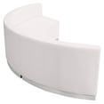 thumbnail image 5 of Emma + Oliver Leather Indoor Reception Seating, White (Set of 3), 5 of 9