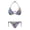 Colorful Paisley Pattern, variant on Lemon Printed Two Piece Bikini Set Sexy Backless Swimwear for Women Quick Dry Adjustable Halter Beach, Pool, Vacation Essential