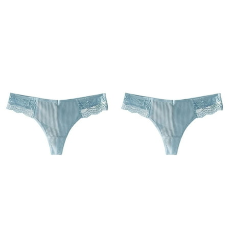 Wijhcboe 2 Pack Women Womens Underwear Size 8 Cotton Panties Sexy Sports Womens Bikini Panties Microfiber Thong Breathable Panties Candy Underwear for Women Cotton Bikini Underwear Pack Blouse for N