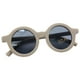 thumbnail image 1 of Gafas de sol retro para niños rcstronger, lindas y flexibles, redondas, para deportes infantiles. Marrón, 1 of 5