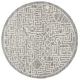 thumbnail image 2 of SAFAVIEH Abstract Femie Sunburst Area Rug, Charcoal/Ivory, 6' x 6' Round, 2 of 10