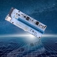 thumbnail image 4 of ZheElen PCI -E Riser Board PCI -E 1x to 16x Extender Adapter GPU Riser Card with 6 -pin 4 -pin SATA Interface 6 -pin PCI -E Riser Card blue 1Set, 4 of 5