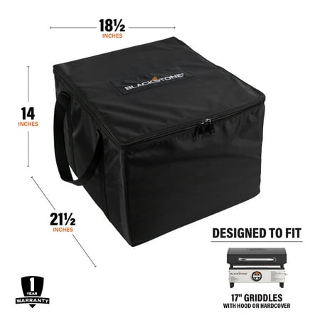 Blackstone Original 17” Griddle Carry Bag (Model 5486) – 18.5” L x 21.5” W x 14” H