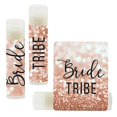thumbnail image 1 of Andaz Press Despedida de soltera Despedida de soltera Bálsamo labial Favores de fiesta Imitación Oro rosa Brillo Shimmer Bride Tribe Paquete de 12, 1 of 5