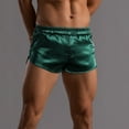 thumbnail image 6 of Angala Mens Casual Shorts Solid Color Elastic Waist Shorts Summer Sleek Cool Loose Breathable Running Gym Mens Shorts Size 2Xl Green, 6 of 9