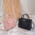 thumbnail image 3 of Handbag Women Handbag Lychee Pattern Faux Leather Golden Letter Charm Rectangle Mobile Phone Shoulder Bag Purse Dating Use, 3 of 6