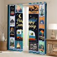 thumbnail image 2 of Castle Fairy Teens RV Car Curtains Pack of 2 (42x84 Each),Happy Camping Curtains Blackout,Adventure Theme Bedroom Curtains,Ultra Soft Home Decor, 2 of 6
