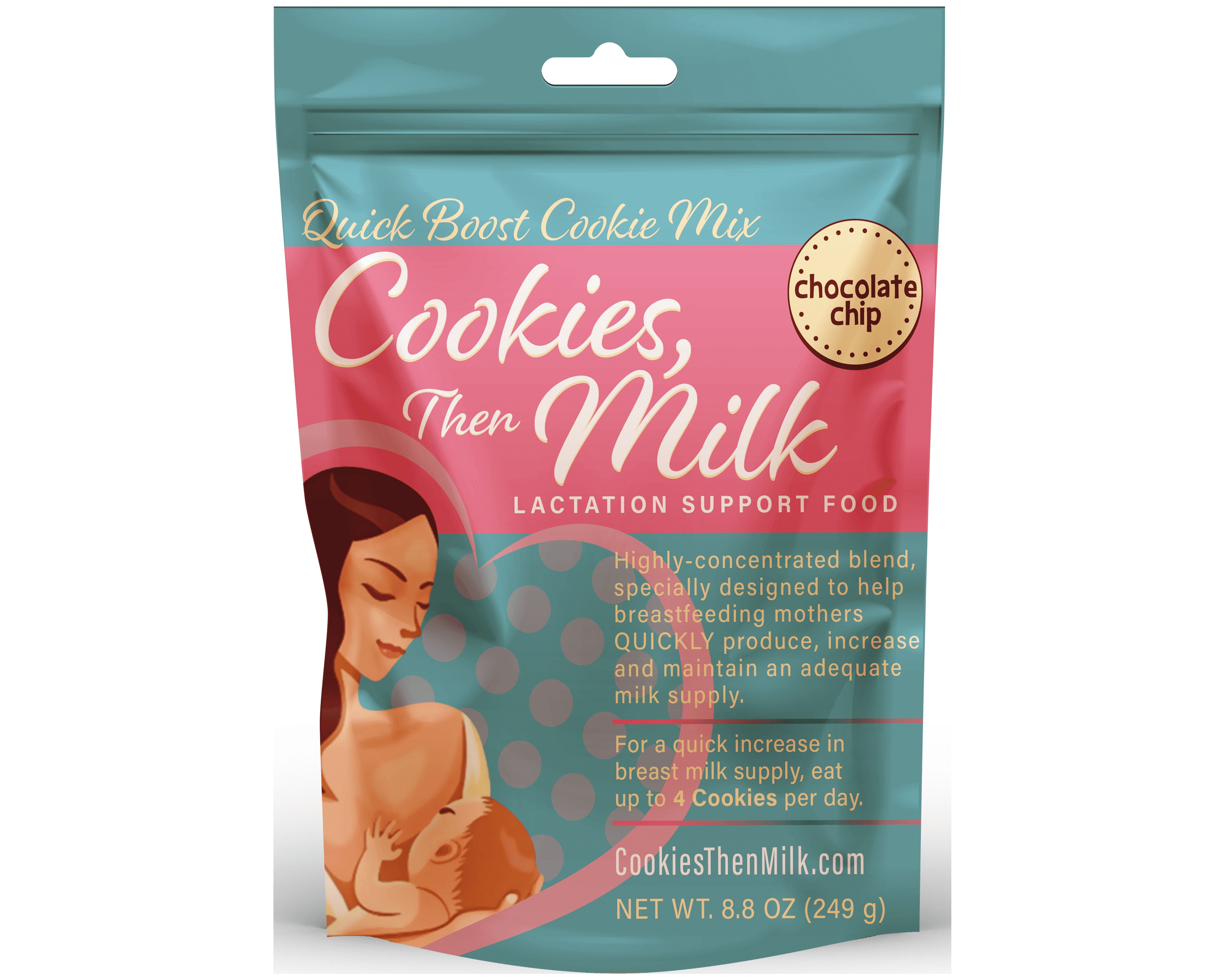 Mommy Knows Best Cinnamon Raisin Lactation Cookie Mix 16 oz