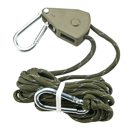 

Reflective Ratchet Adjustable Grow Light Tent Rope Hanger Camping Awning Rope