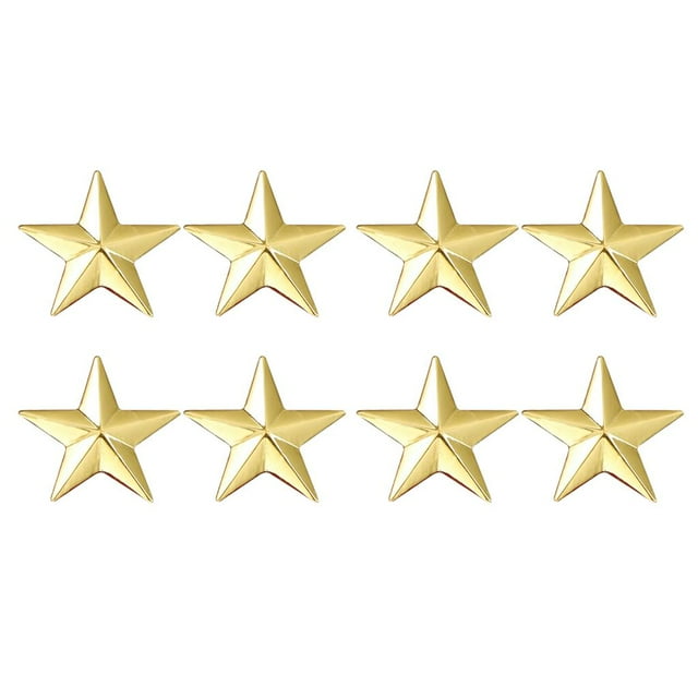 Broche de estrella Yinane 4x Adornos Decorativos de Ropa